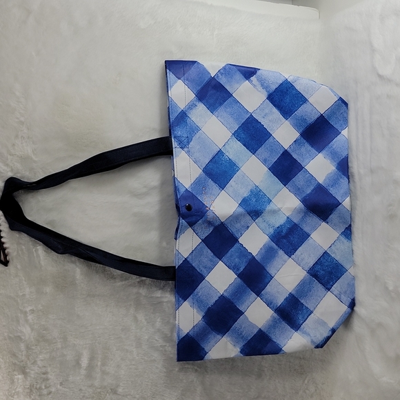 Bath & Body Works Gingham Shopper Tote Bag Large VIP Bag - Picture 1 of 4